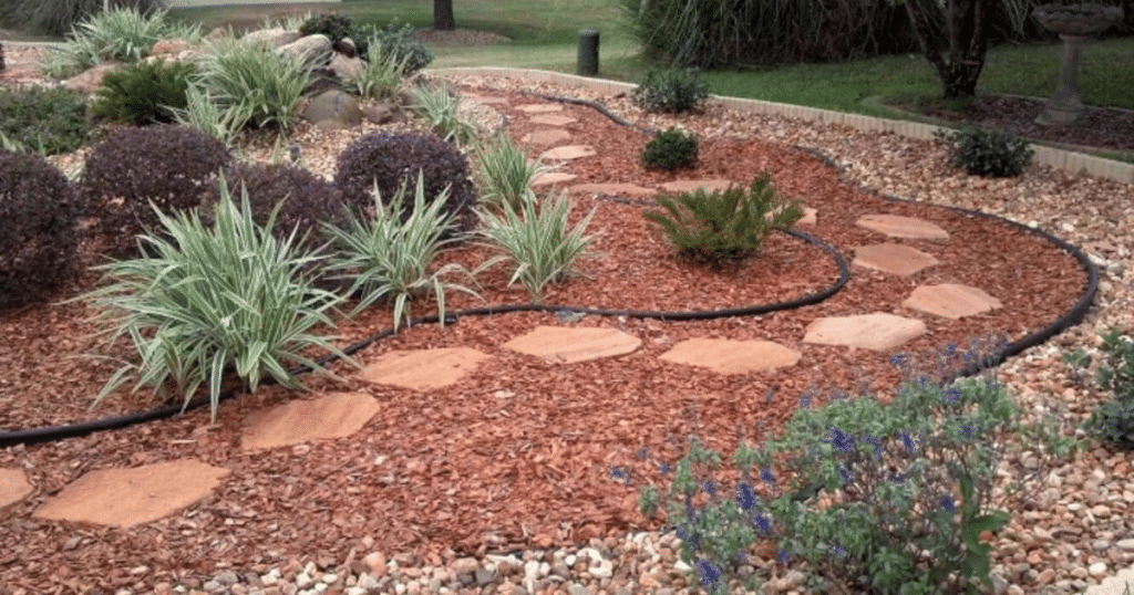 front yard landscaping ideas with rocks no grass